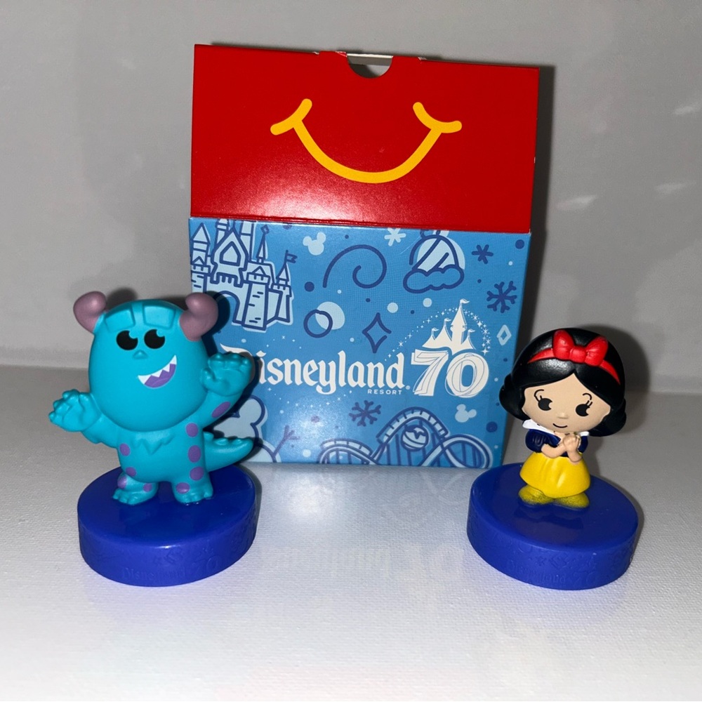 Disneyland 70th Anniversary Happy Meal Toys/Collectibles 🟣